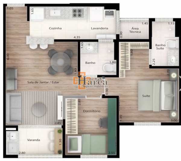 Apartamento à venda com 2 quartos, 67m² - Foto 16