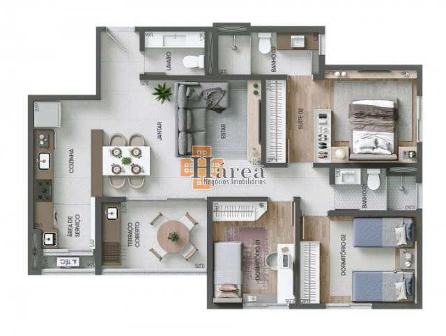 Apartamento à venda com 3 quartos, 95m² - Foto 15