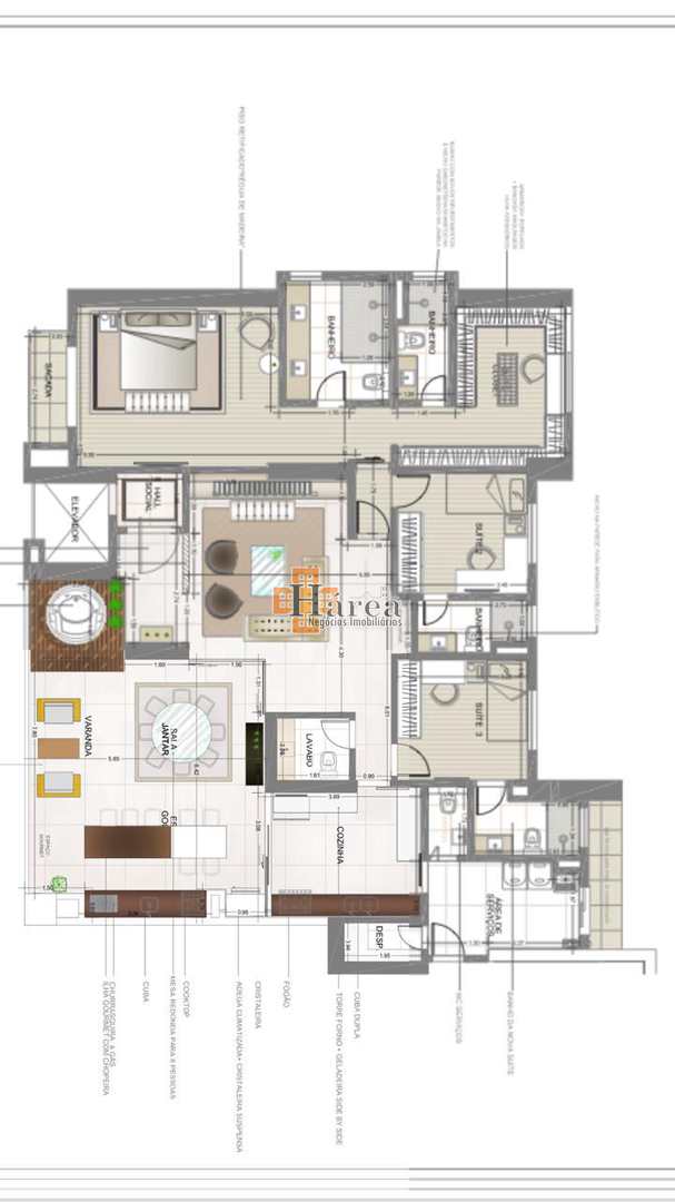 Apartamento à venda com 3 quartos, 215m² - Foto 25