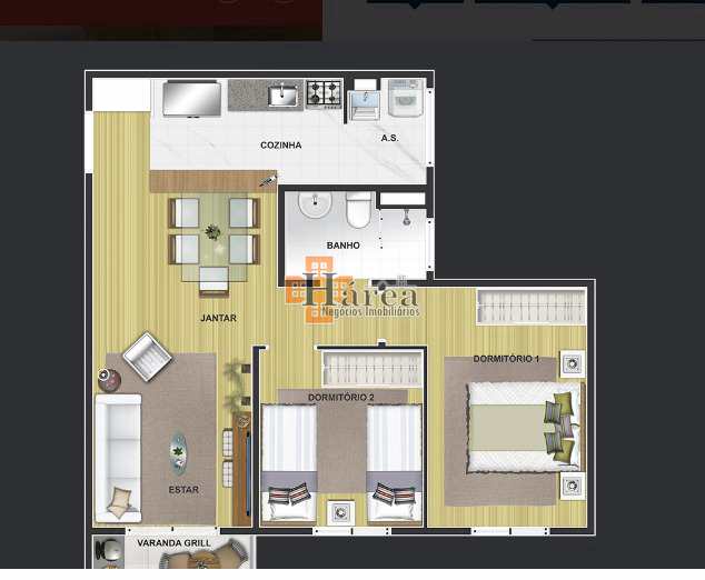 Apartamento à venda com 2 quartos, 54m² - Foto 18