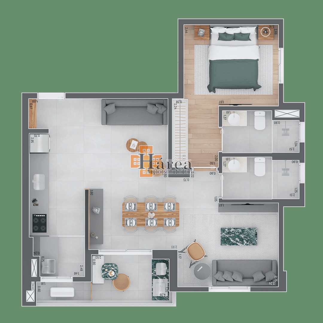 Apartamento à venda com 1 quarto, 69m² - Foto 27