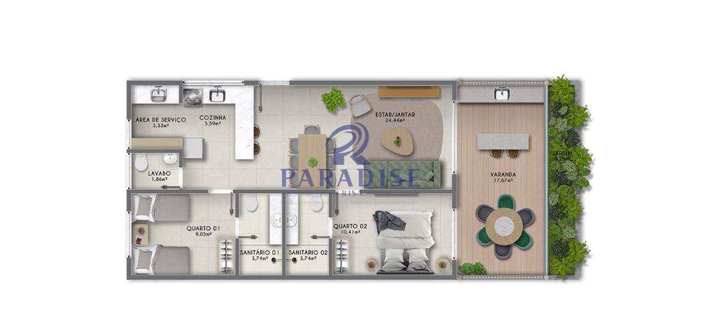 Apartamento à venda com 2 quartos, 88m² - Foto 15