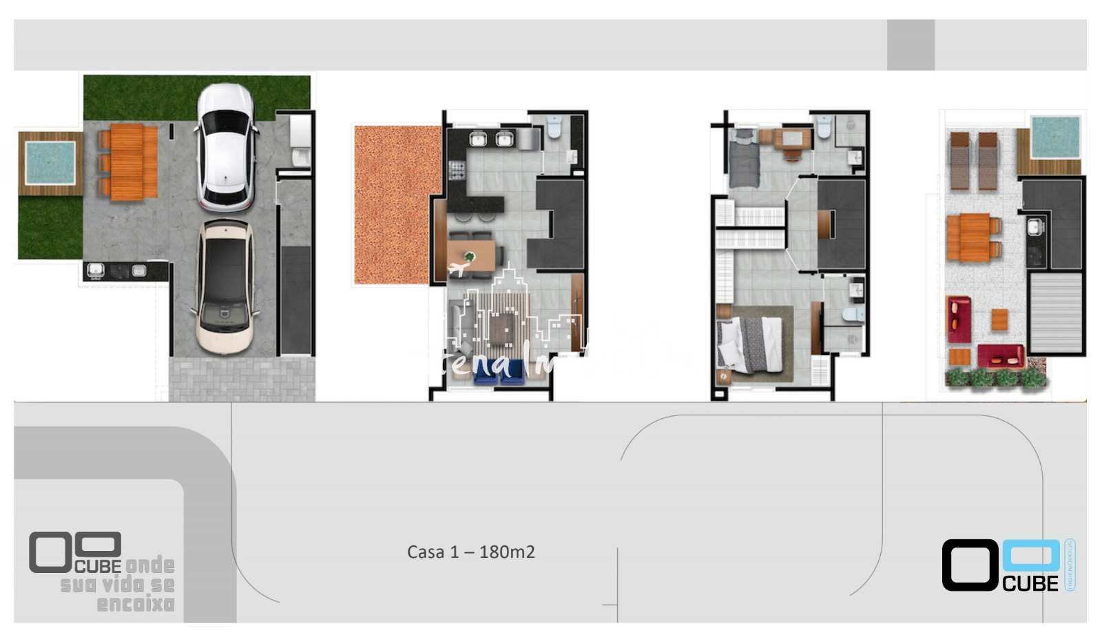 Casa de Condomínio à venda com 2 quartos, 180m² - Foto 2