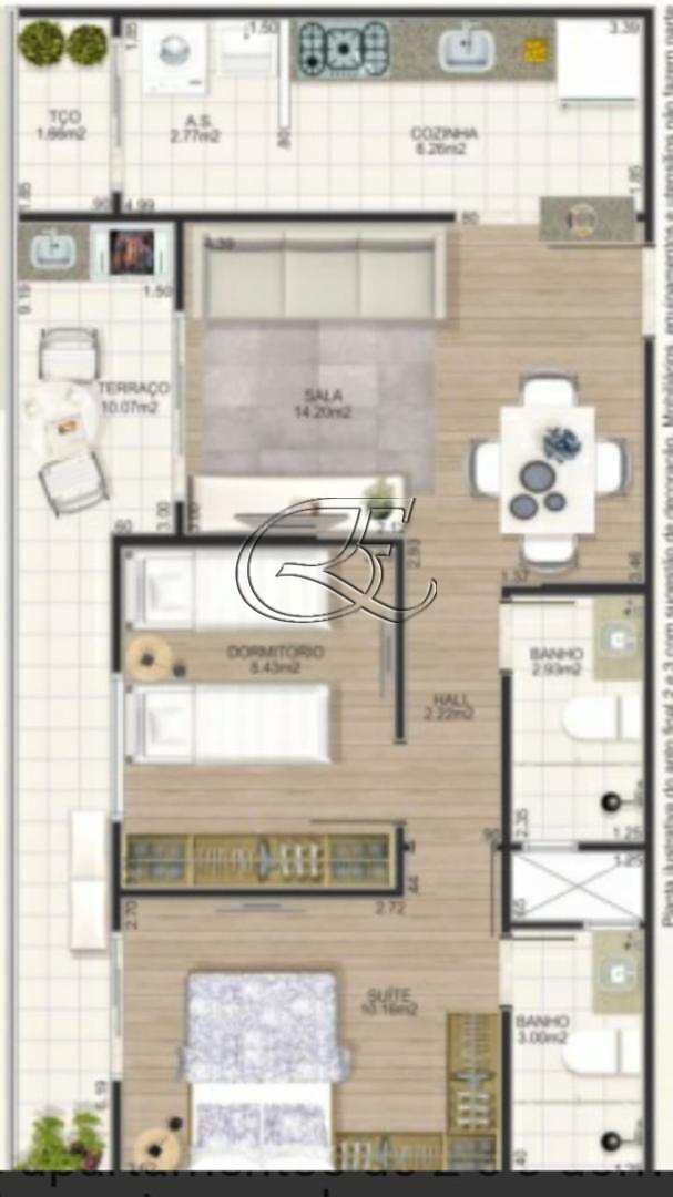 Apartamento à venda com 2 quartos, 70m² - Foto 9