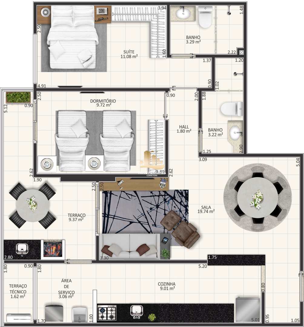 Apartamento à venda com 2 quartos, 81m² - Foto 50