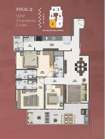 Apartamento à venda com 2 quartos, 76m² - Foto 9