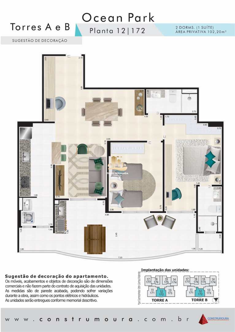 Apartamento à venda com 2 quartos, 102m² - Foto 22