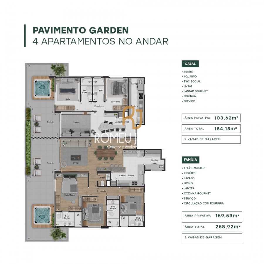 Apartamento à venda com 3 quartos, 204m² - Foto 21