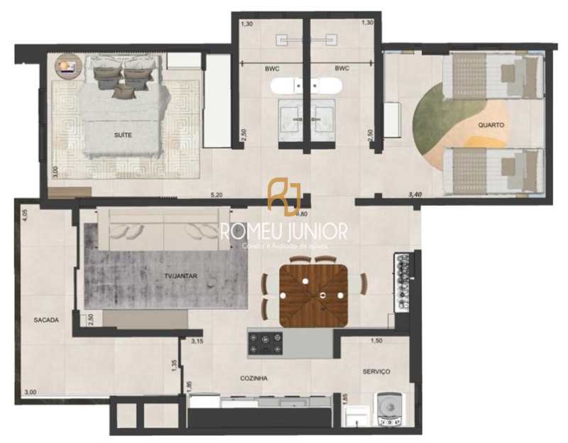 Apartamento à venda com 2 quartos, 73m² - Foto 13