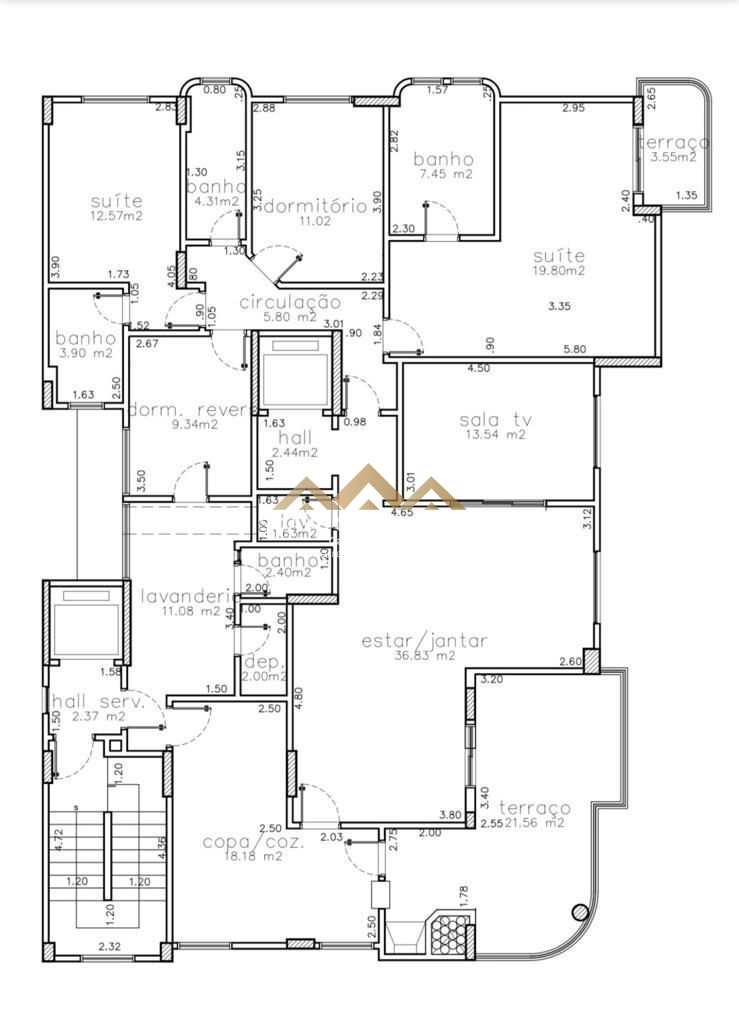 Apartamento à venda com 4 quartos, 250m² - Foto 38