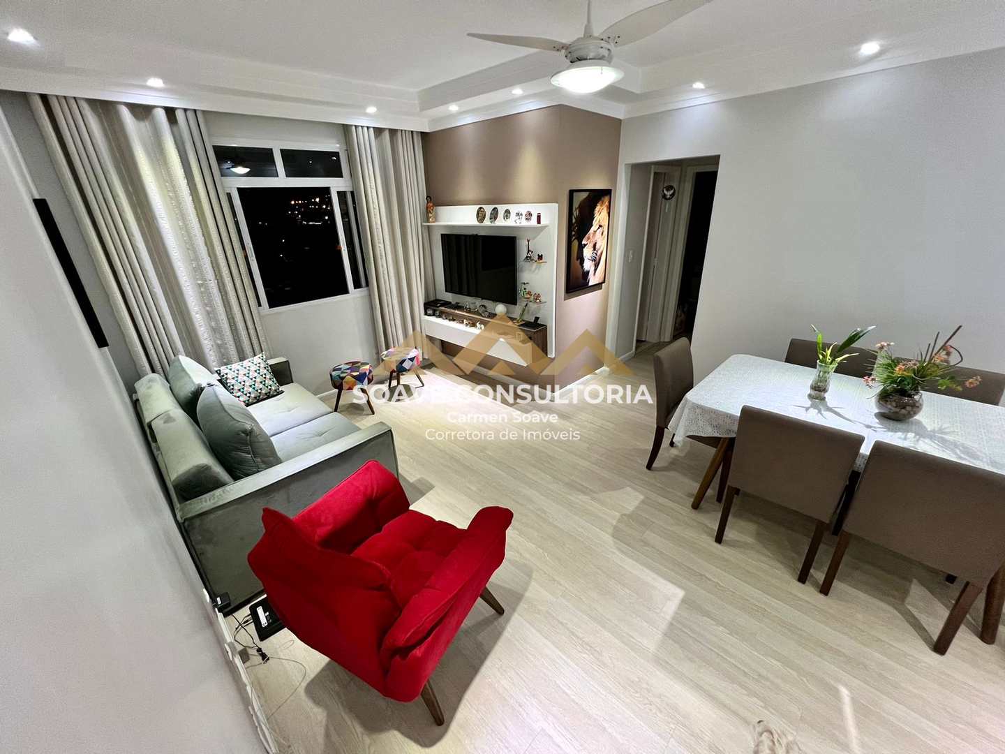 Apartamento à venda com 1 quarto, 60m² - Foto 2