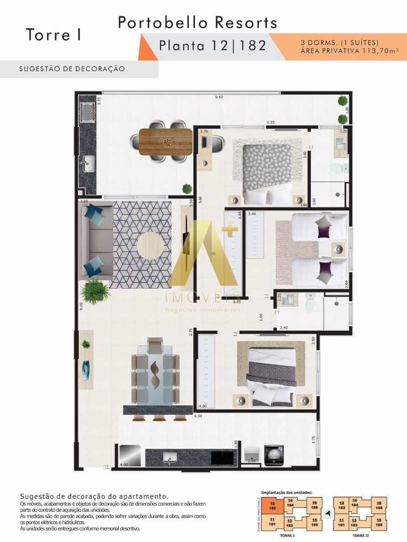 Apartamento à venda com 3 quartos, 113m² - Foto 15