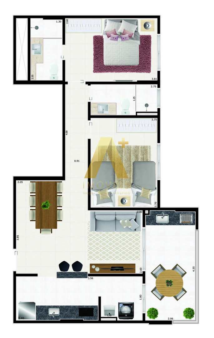 Apartamento à venda com 2 quartos, 76m² - Foto 16