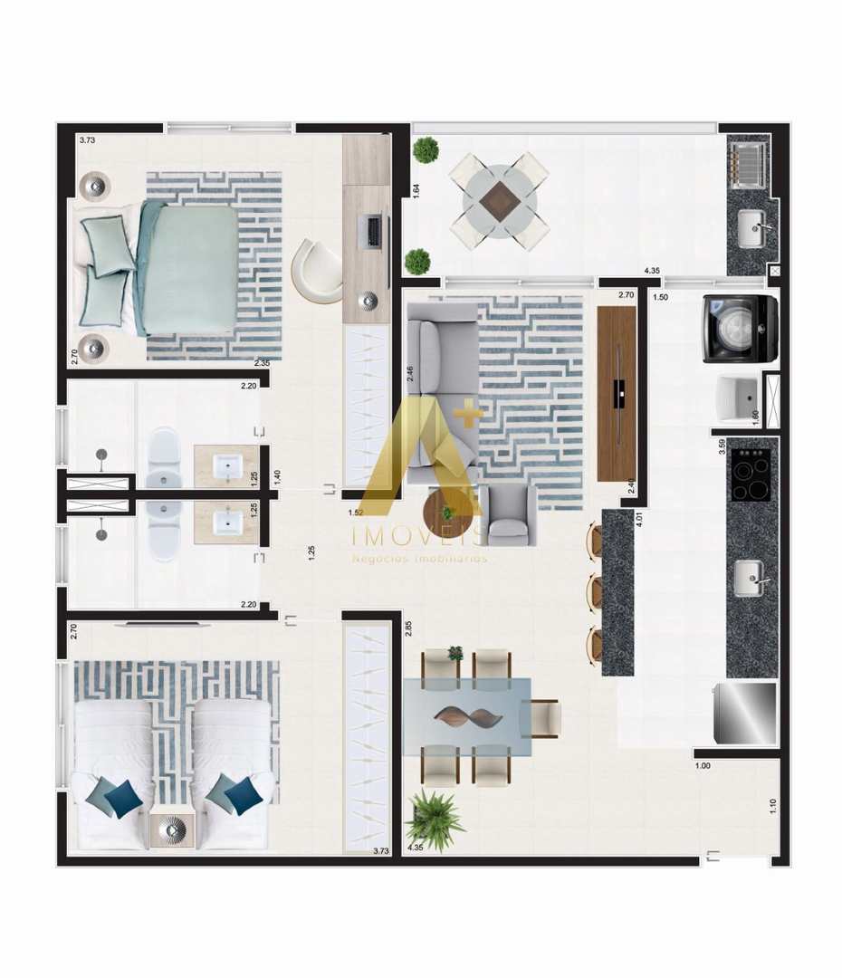 Apartamento à venda com 2 quartos, 72m² - Foto 14