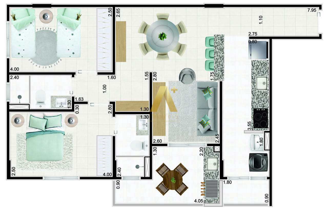 Apartamento à venda com 2 quartos, 79m² - Foto 25