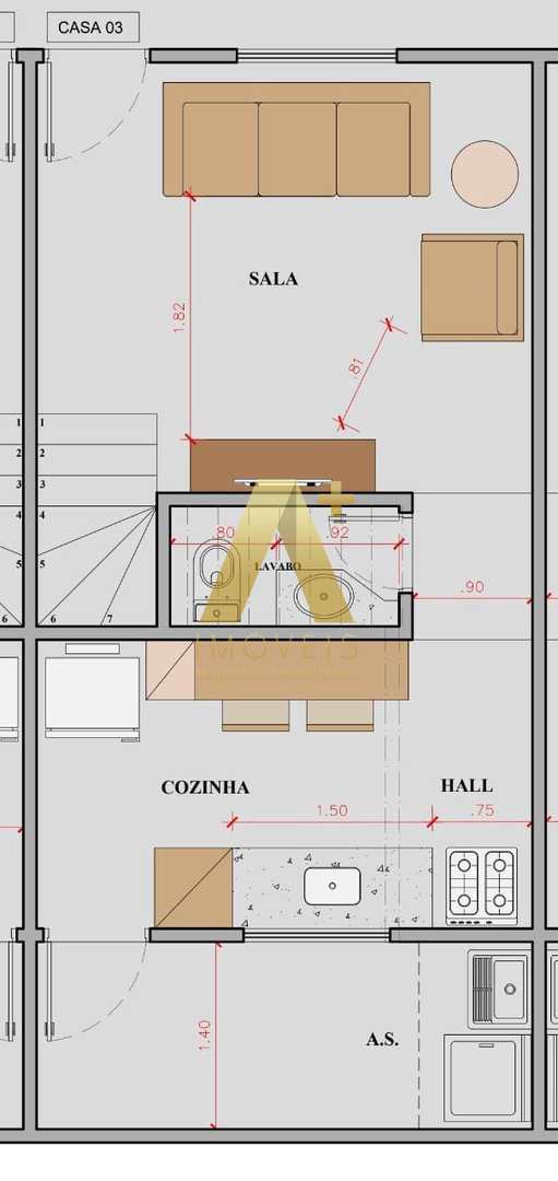 Sobrado à venda com 2 quartos, 53m² - Foto 3