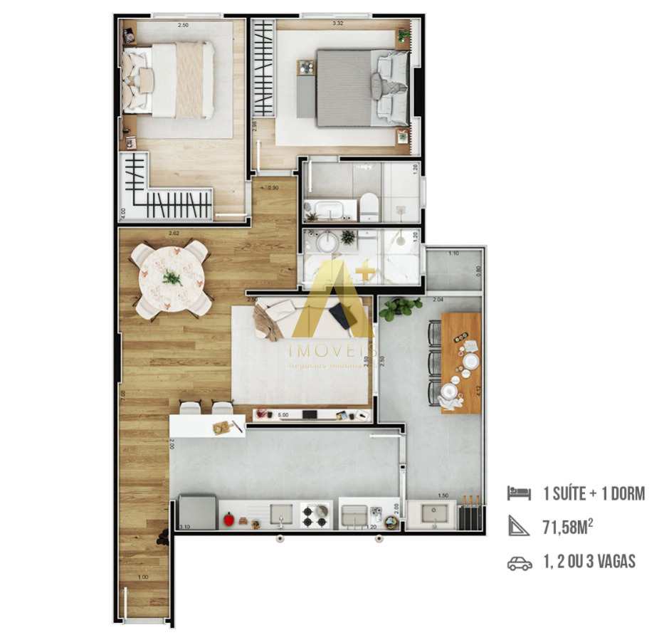 Apartamento à venda com 2 quartos, 70m² - Foto 19