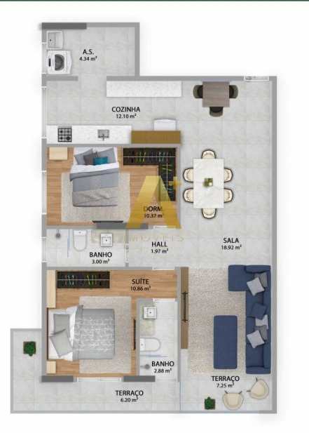 Apartamento à venda com 2 quartos, 85m² - Foto 13