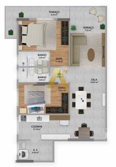 Apartamento à venda com 2 quartos, 88m² - Foto 13