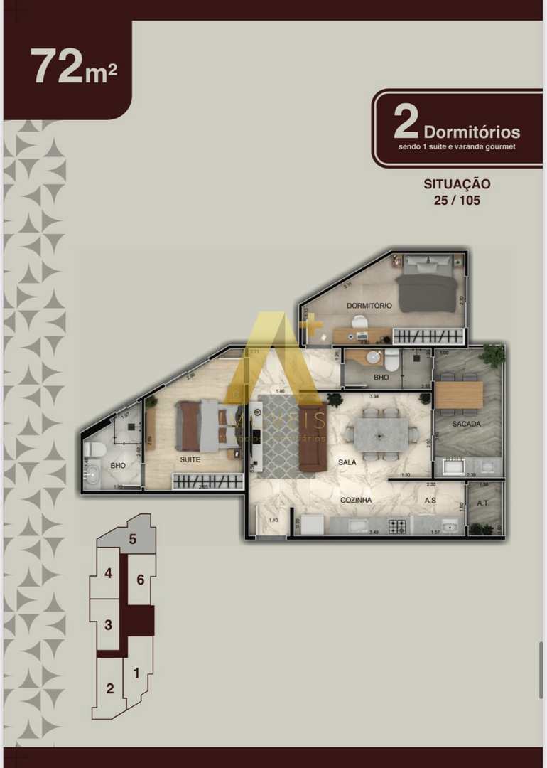 Apartamento à venda com 2 quartos, 72m² - Foto 14