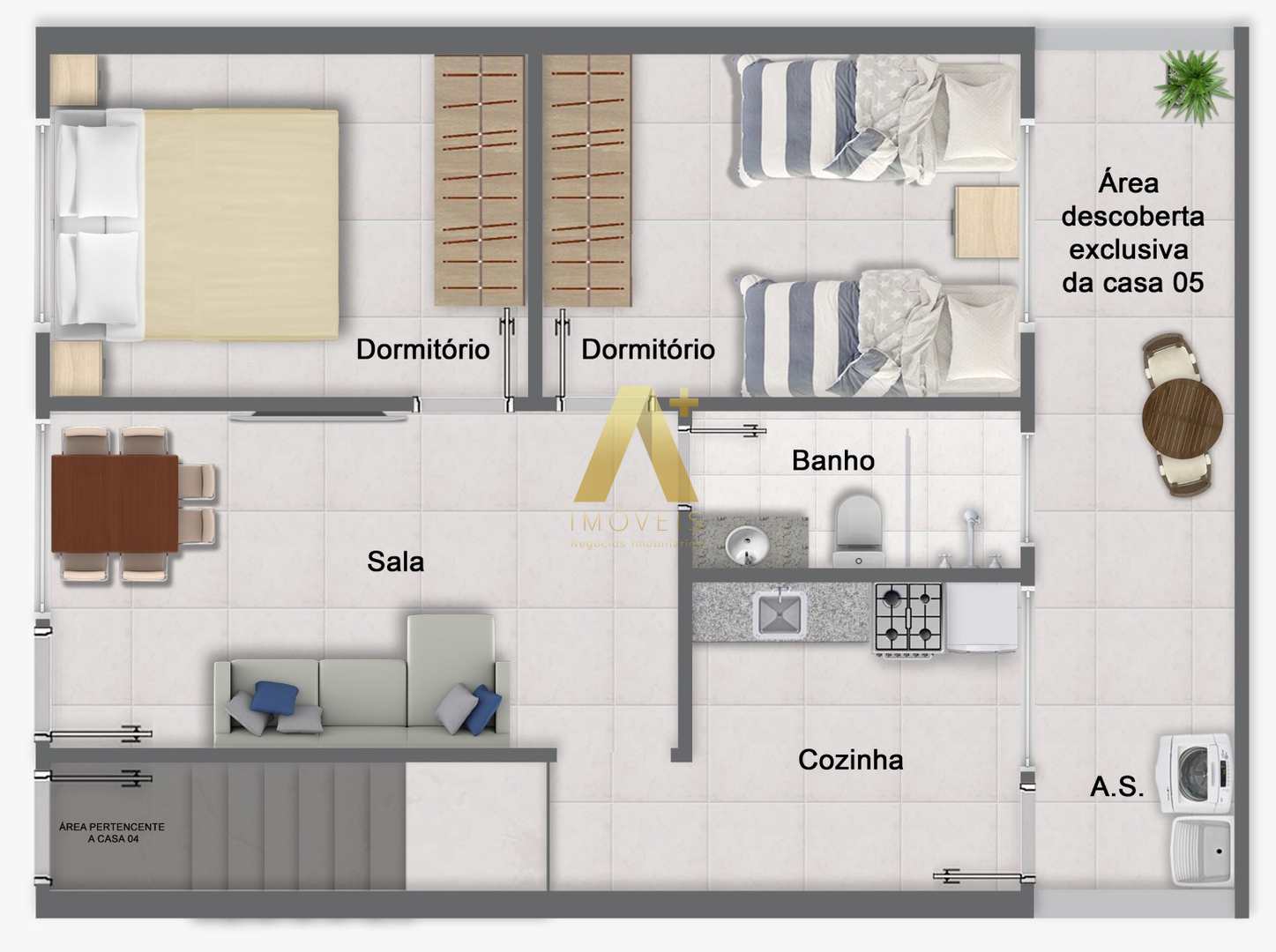 Casa de Condomínio à venda com 2 quartos, 41m² - Foto 9