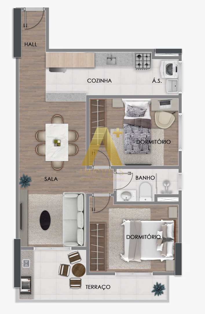 Apartamento à venda com 2 quartos, 58m² - Foto 13