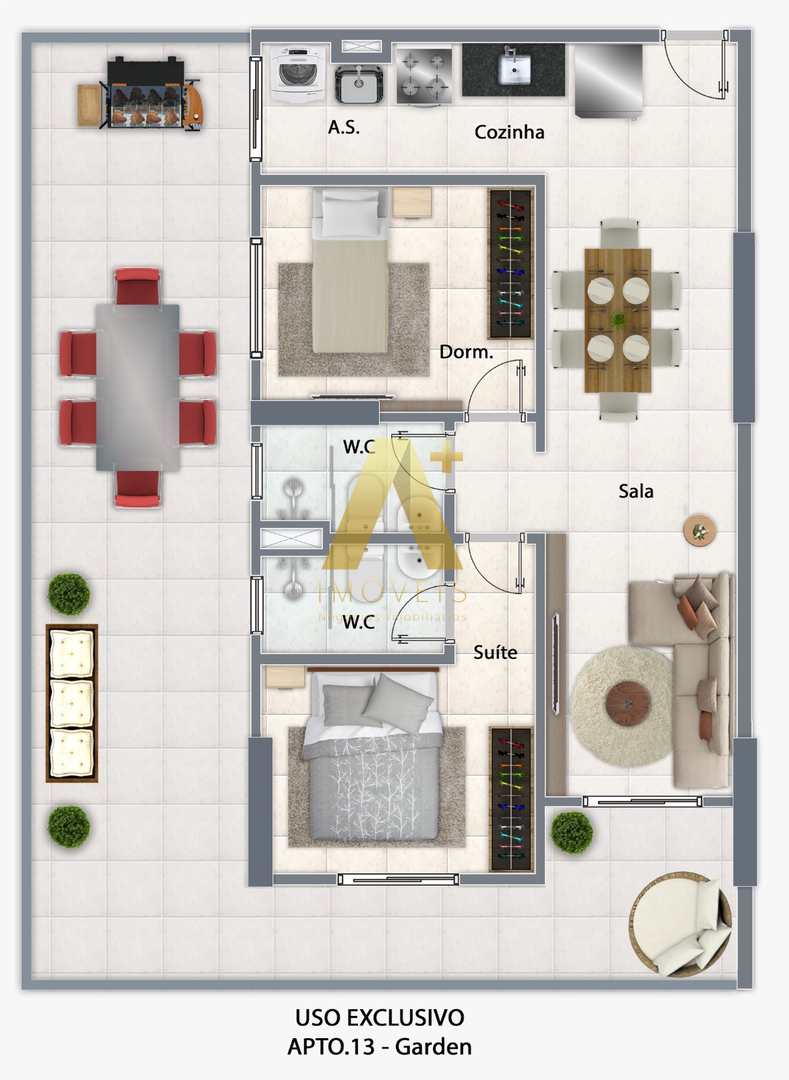 Apartamento à venda com 2 quartos, 89m² - Foto 11