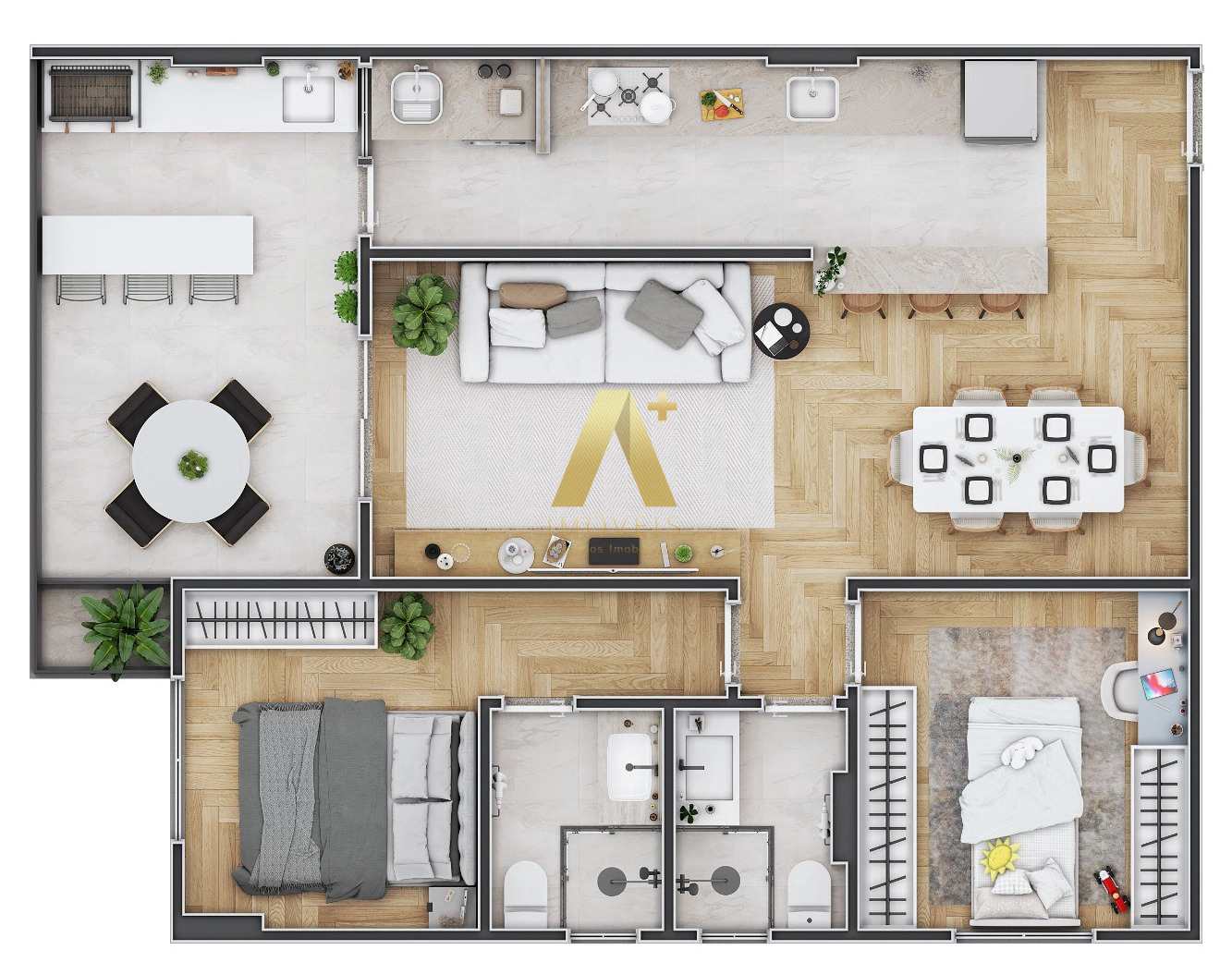 Apartamento à venda com 2 quartos, 73m² - Foto 36