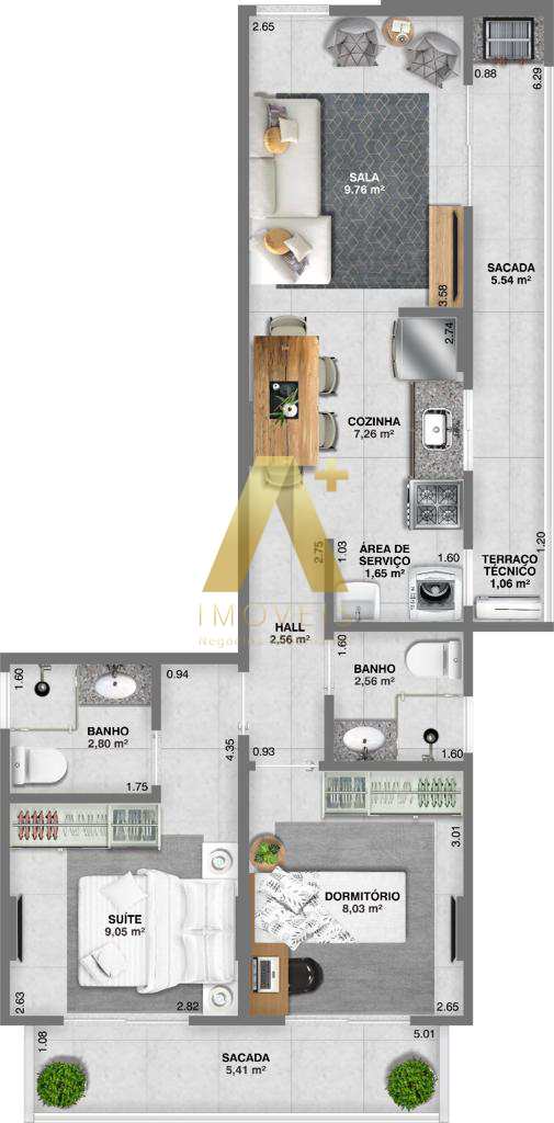 Apartamento à venda com 2 quartos, 63m² - Foto 16