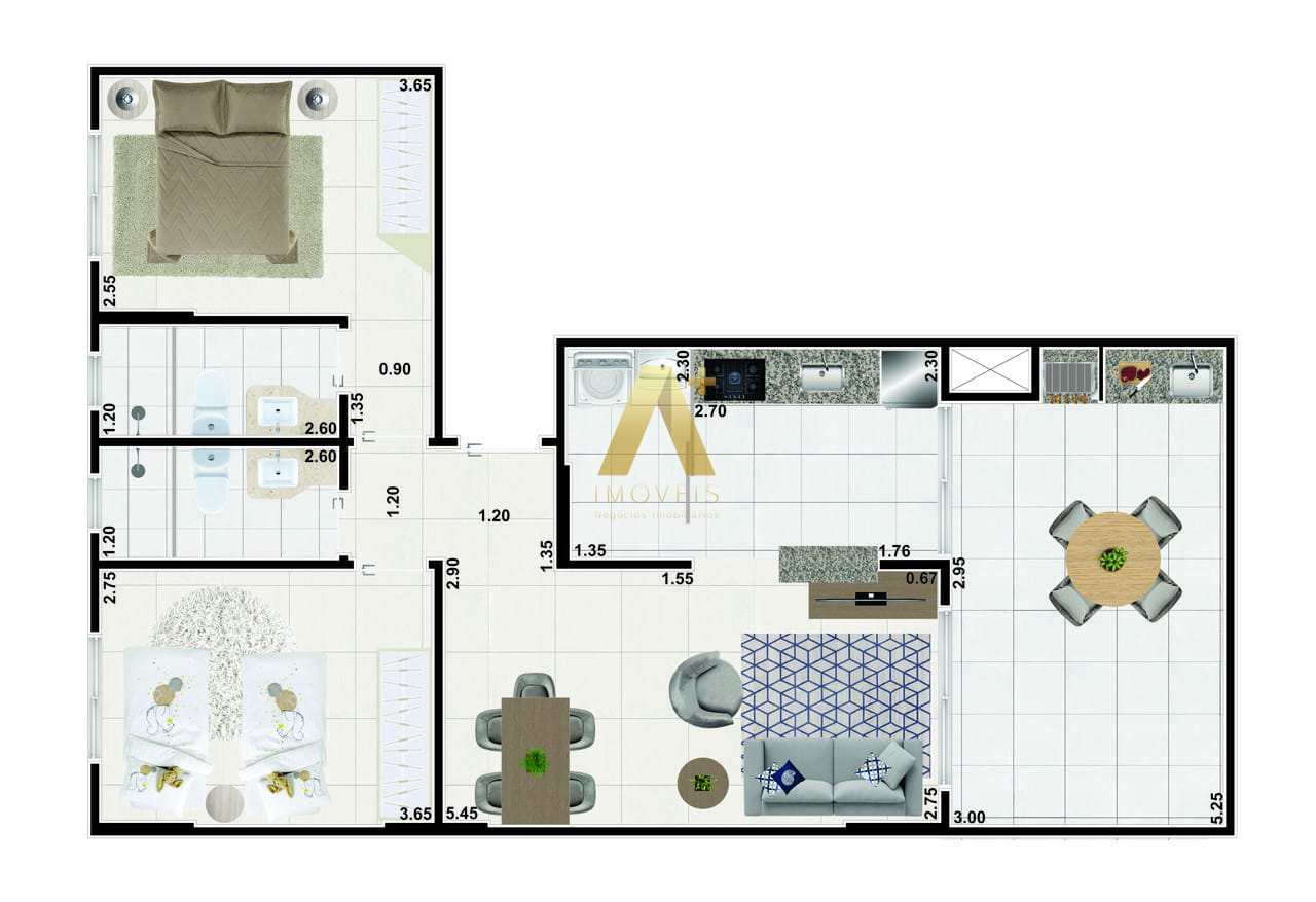 Apartamento à venda com 2 quartos, 79m² - Foto 15