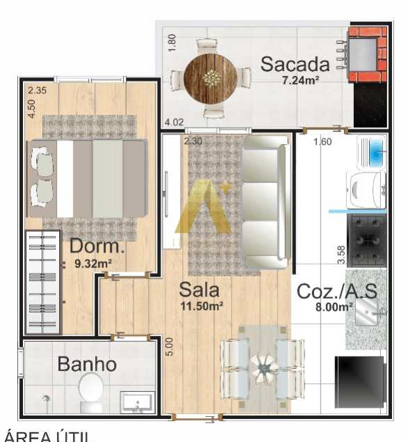 Apartamento à venda com 1 quarto, 45m² - Foto 15