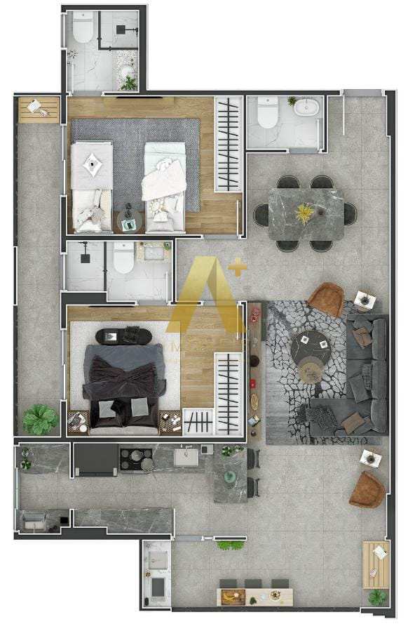 Apartamento à venda com 2 quartos, 87m² - Foto 15