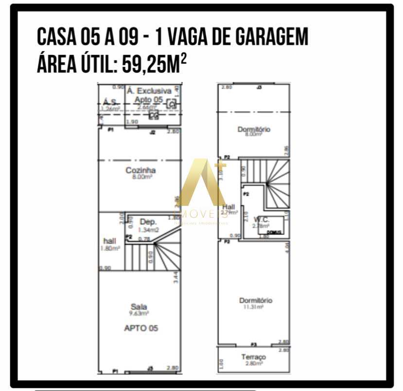 Sobrado à venda com 2 quartos, 59m² - Foto 12