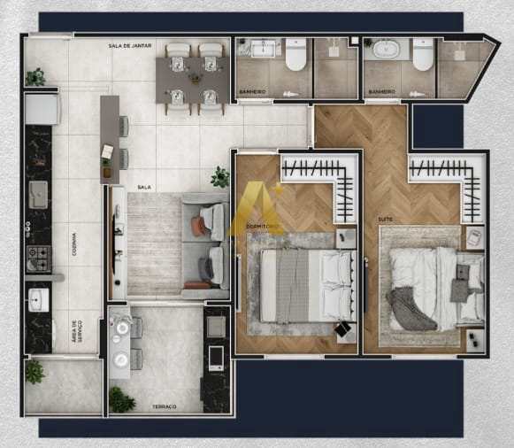 Apartamento à venda com 2 quartos, 73m² - Foto 24