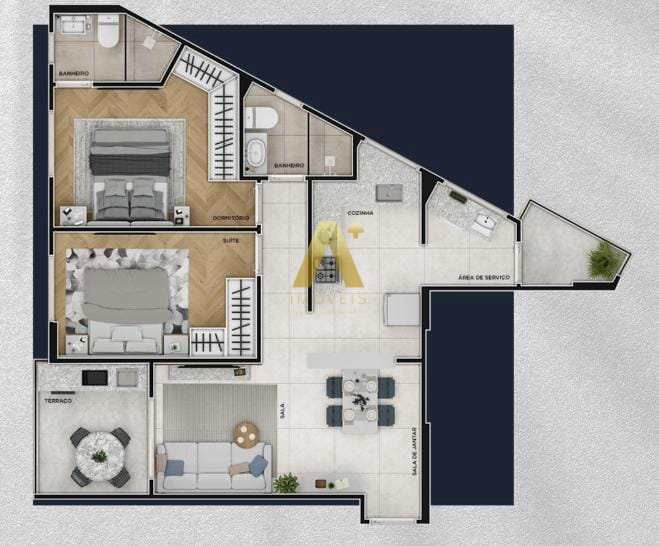 Apartamento à venda com 2 quartos, 86m² - Foto 24