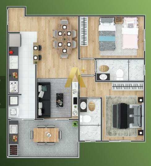 Apartamento à venda com 2 quartos, 69m² - Foto 19