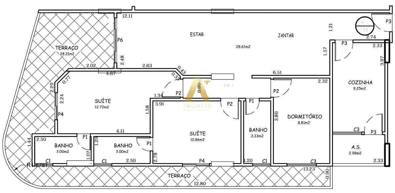 Apartamento à venda com 3 quartos, 127m² - Foto 26