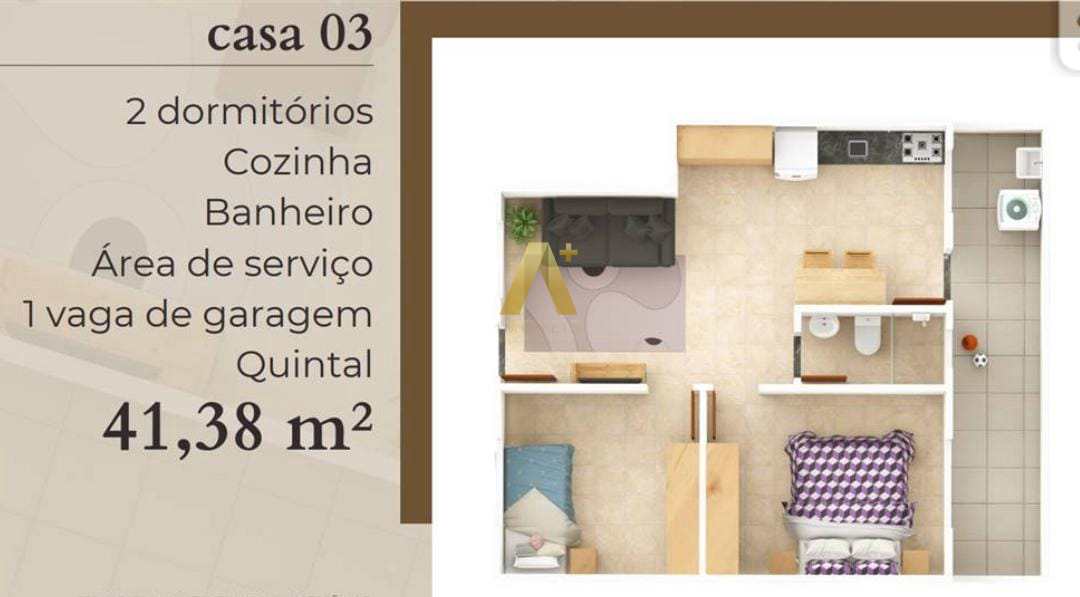 Casa de Condomínio à venda com 2 quartos, 41m² - Foto 4