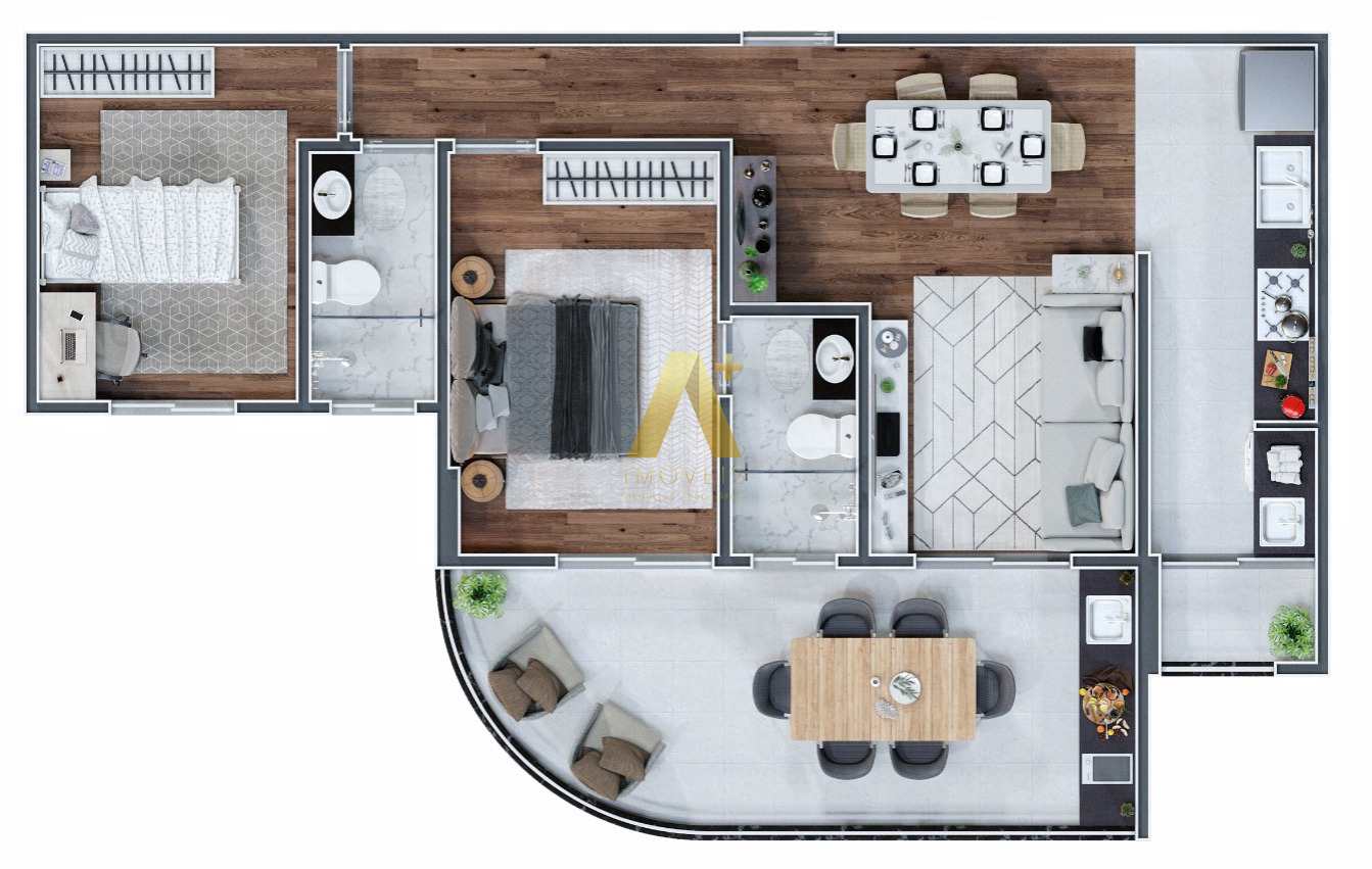 Apartamento à venda com 2 quartos, 78m² - Foto 15