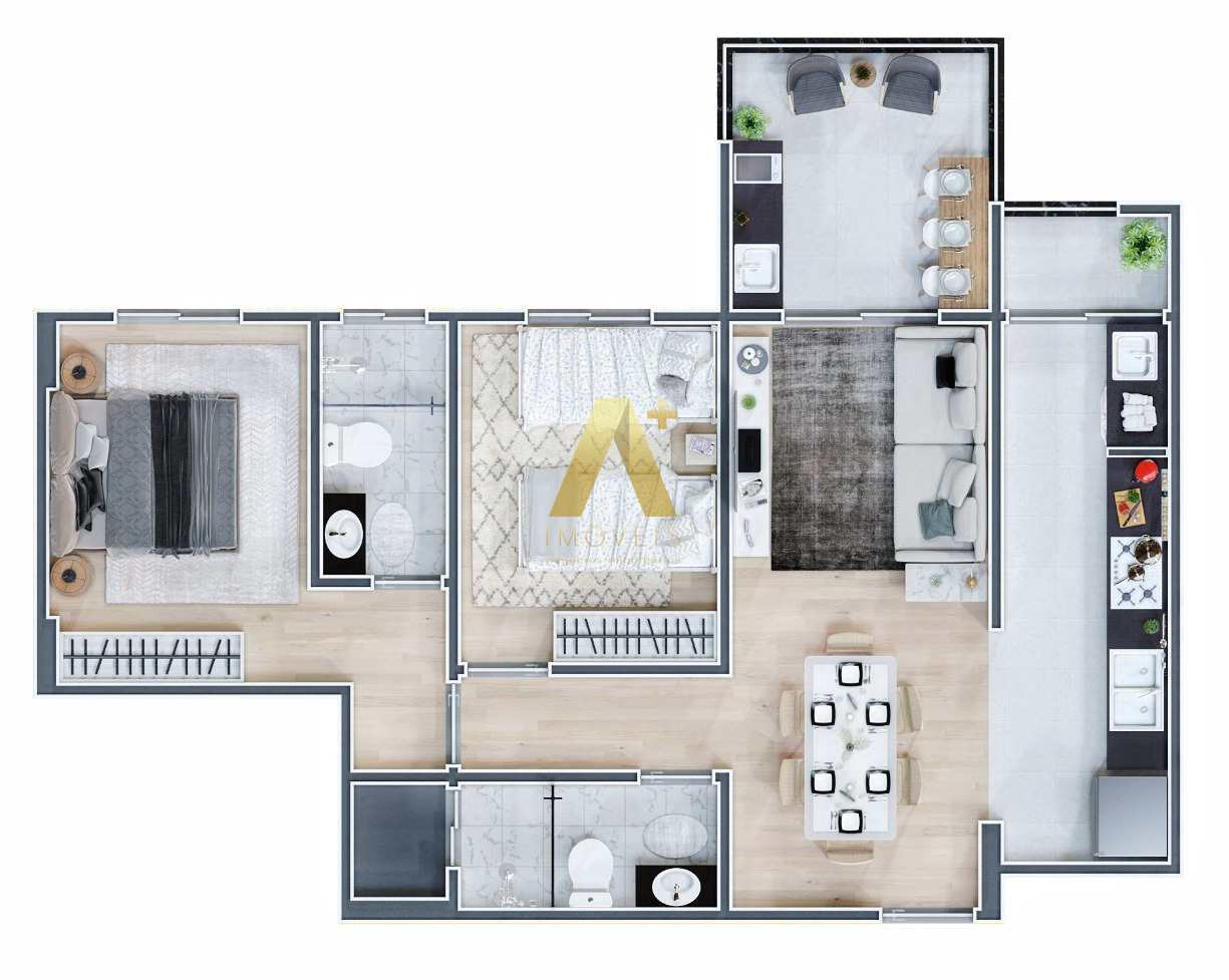 Apartamento à venda com 2 quartos, 67m² - Foto 16