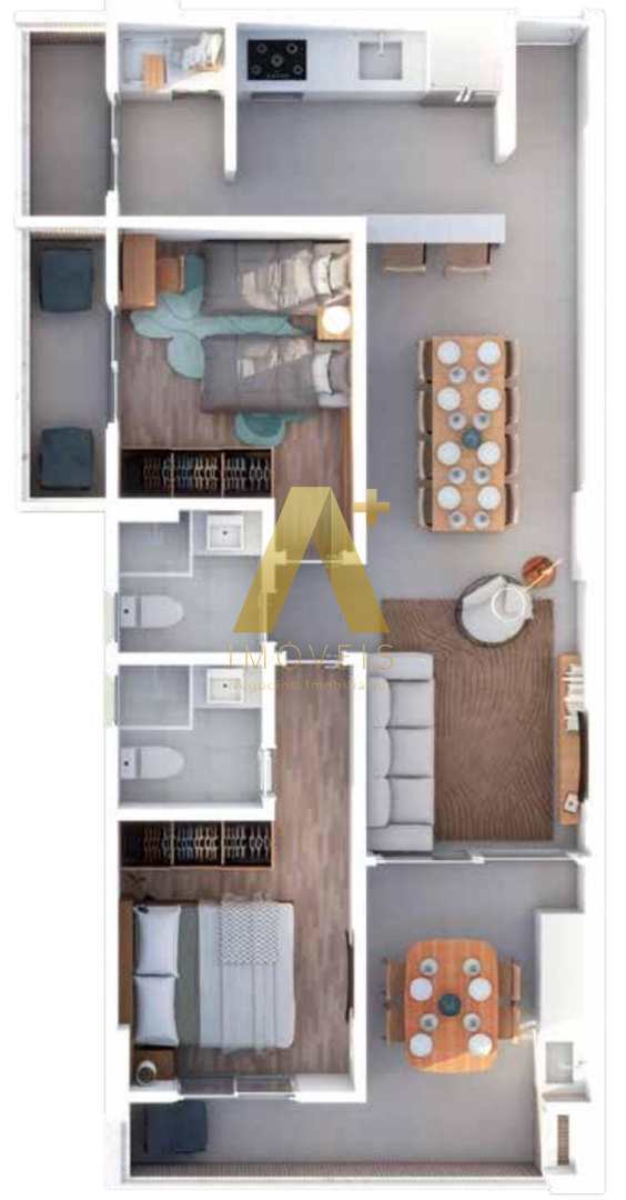 Apartamento à venda com 2 quartos, 76m² - Foto 16