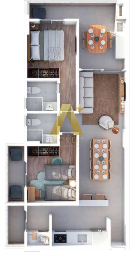 Apartamento à venda com 2 quartos, 76m² - Foto 17