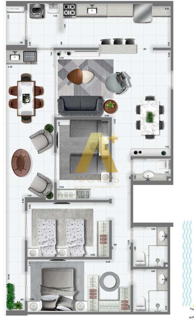 Apartamento à venda com 3 quartos, 115m² - Foto 14