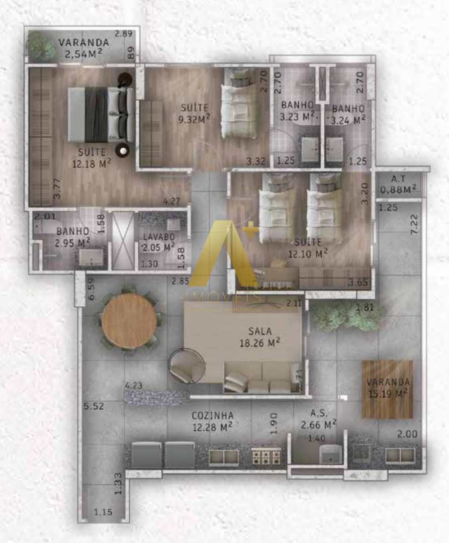 Apartamento à venda com 3 quartos, 111m² - Foto 20