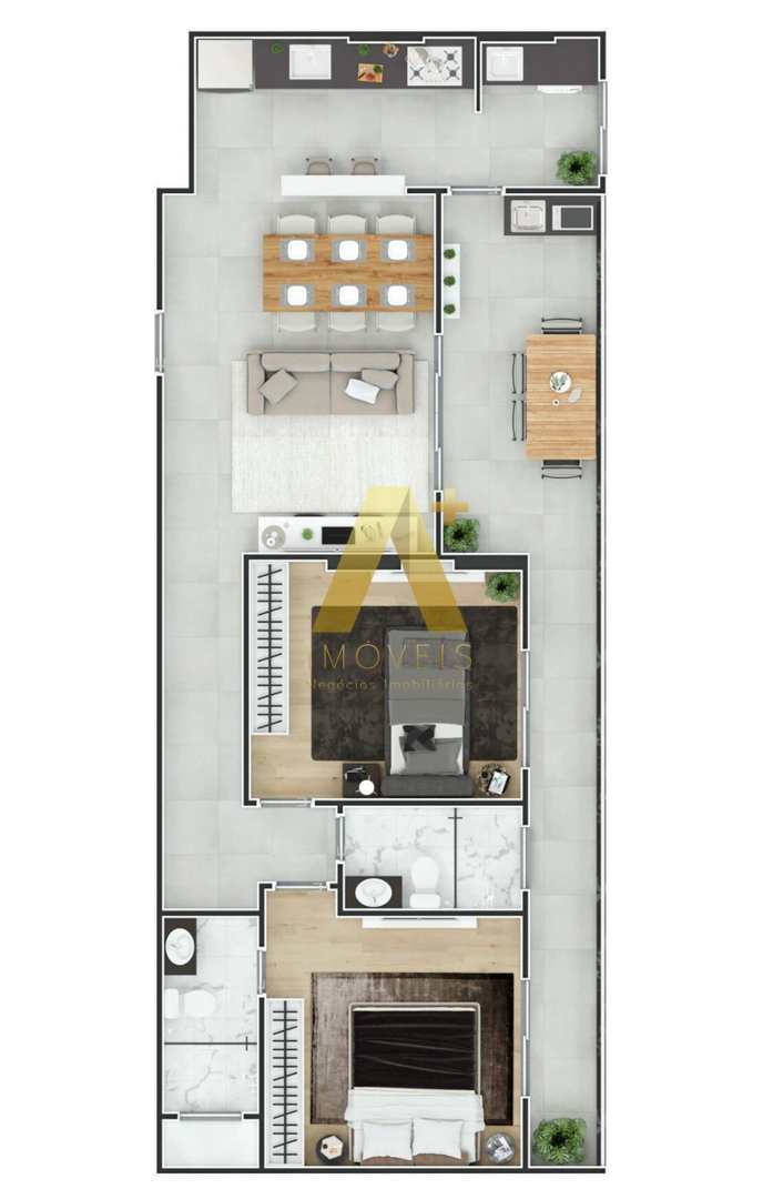 Apartamento à venda com 2 quartos, 84m² - Foto 16