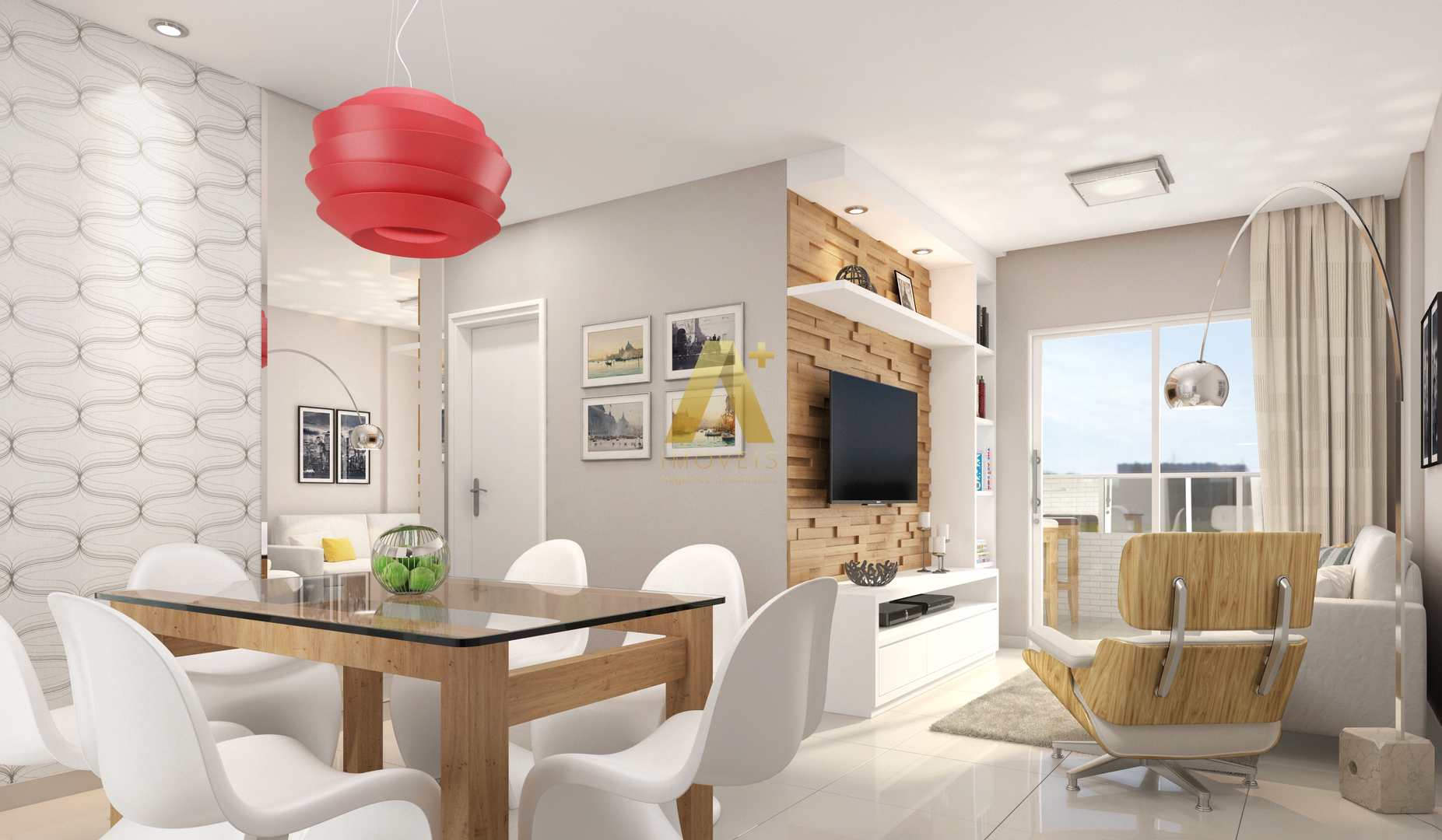 Apartamento com 2 dorms, Tupi, Praia Grande - R$ 460 mil, Cod: 1269