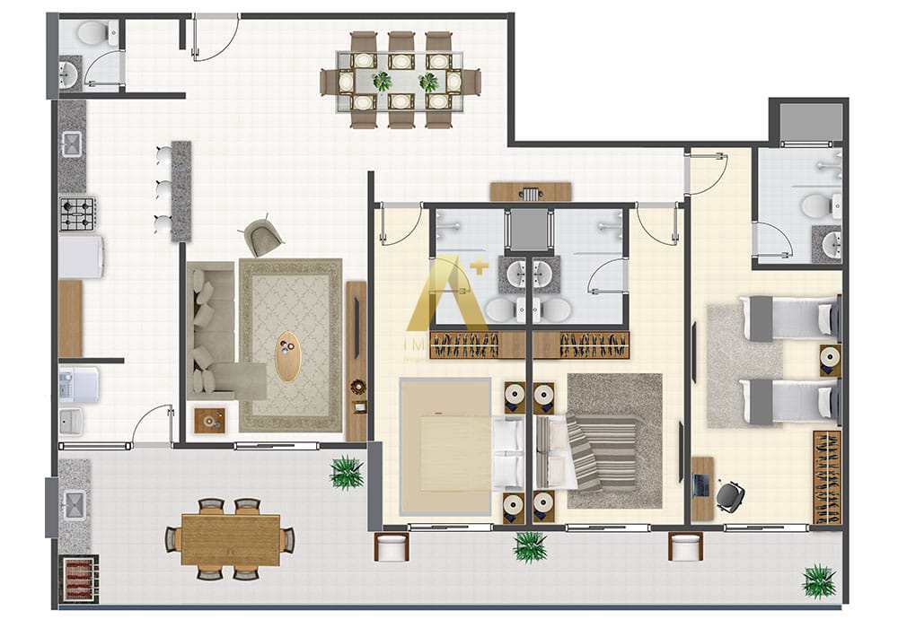 Apartamento à venda com 3 quartos, 117m² - Foto 11