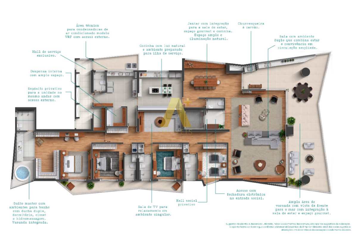 Apartamento à venda com 4 quartos, 433m² - Foto 25