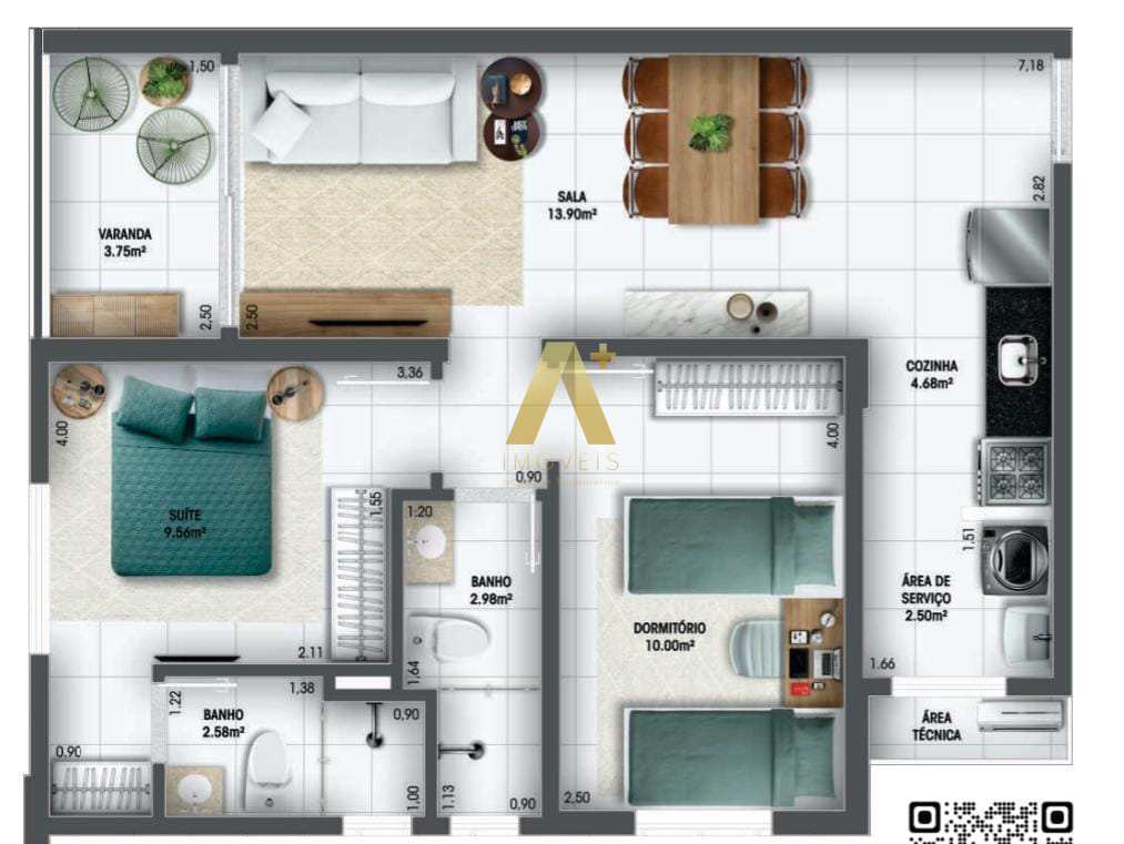 Apartamento à venda com 2 quartos, 63m² - Foto 12