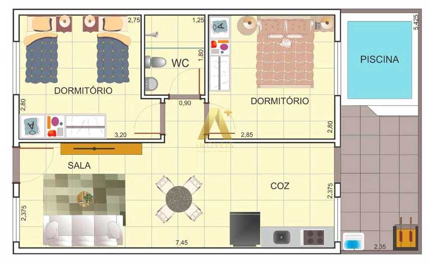 Casa de Condomínio à venda com 2 quartos, 50m² - Foto 8